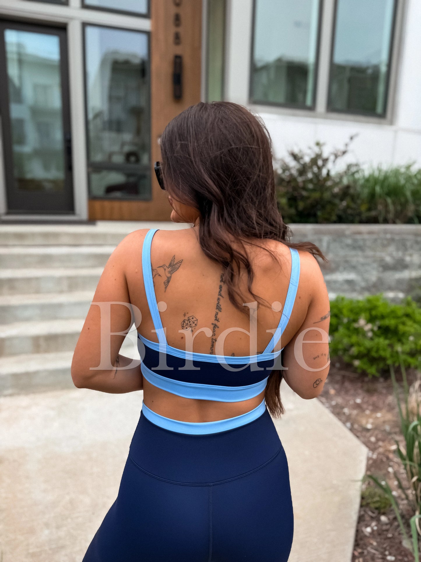 PREORDER Birdie PowerSplit Bra in Blueberry Breeze