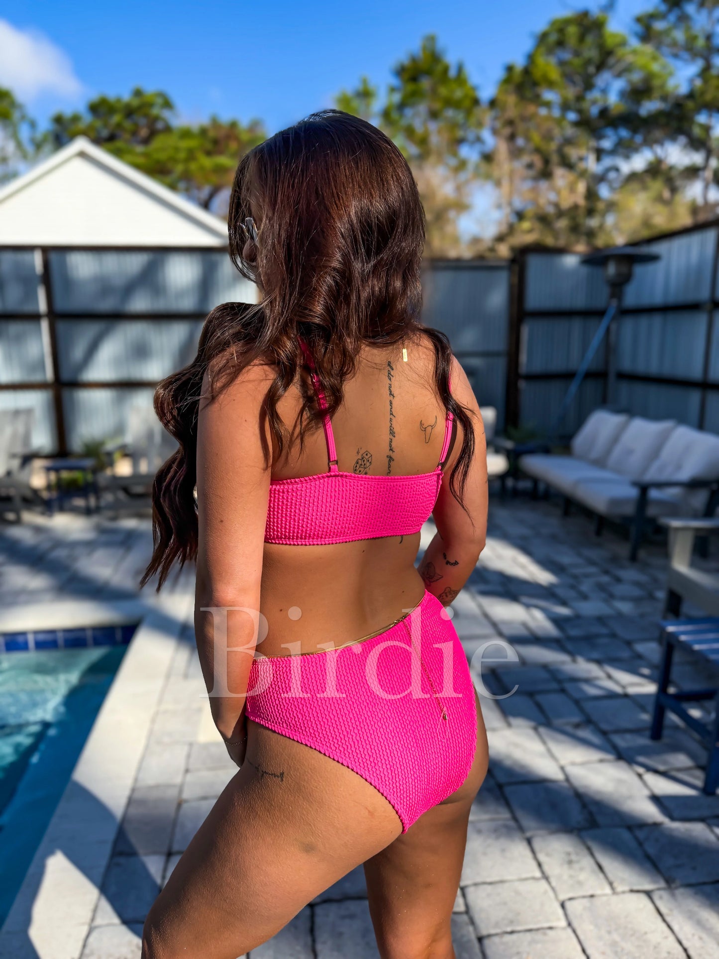 Birdie Hot Pink Starfish Kiss Bikini (Sold as Set)