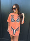 Skeleton Suit Graphic Tee on Melon *final sale*