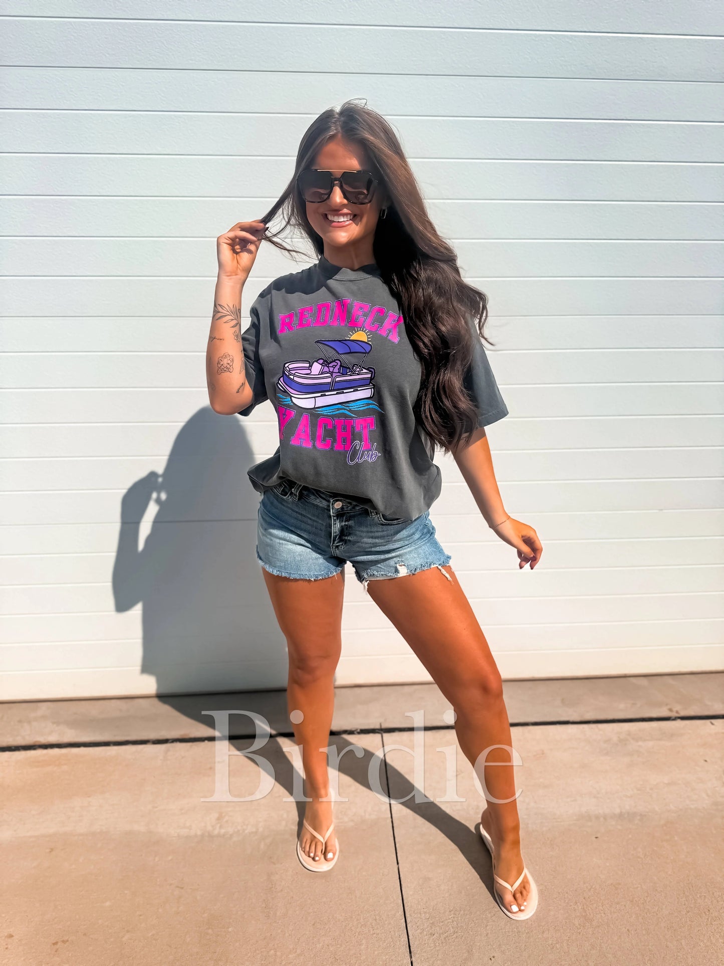 Redneck Yacht Club Graphic Tee on Pepper