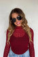 PRE-ORDER Jolie Lace Thumbhole Top