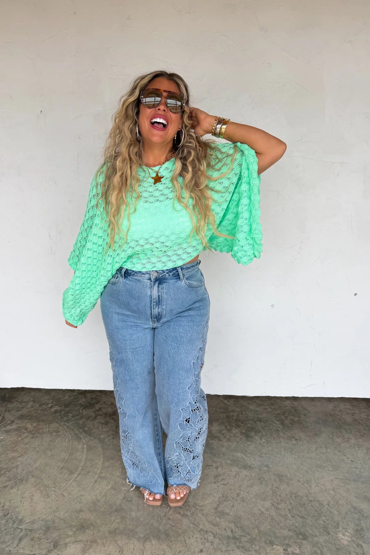 *LIMITED QUANTITIES* PREORDER Spring Free Spirit Bell Sleeve Top