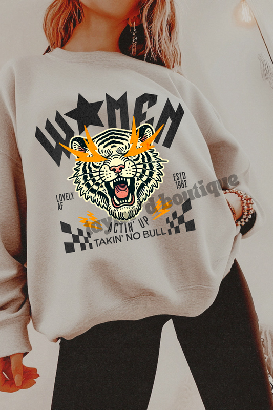 🐅⚡️ Actin’ Up Crew/Tee