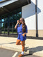 PREORDER Birdie Tee Boxer Short Set in Sapphire (Sold as Set)