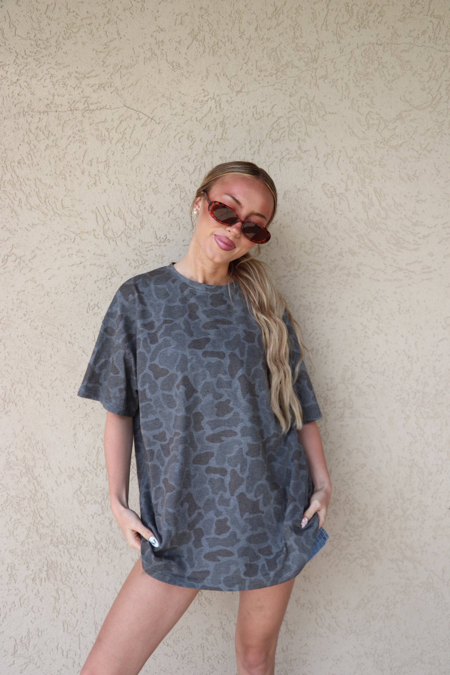 Taylor’d Boyfriend Tee in Deep Marsh Duck Camo PREORDER