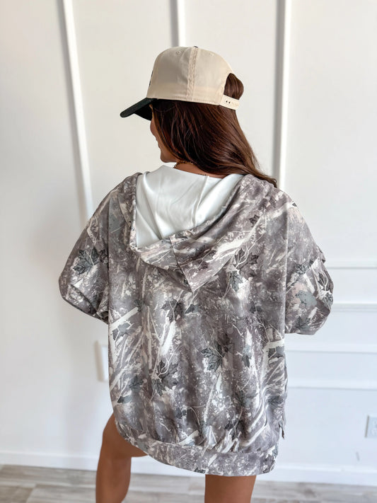 PREORDER Birdie Cloud Nine Oversized Jacket in Iced Out Camo