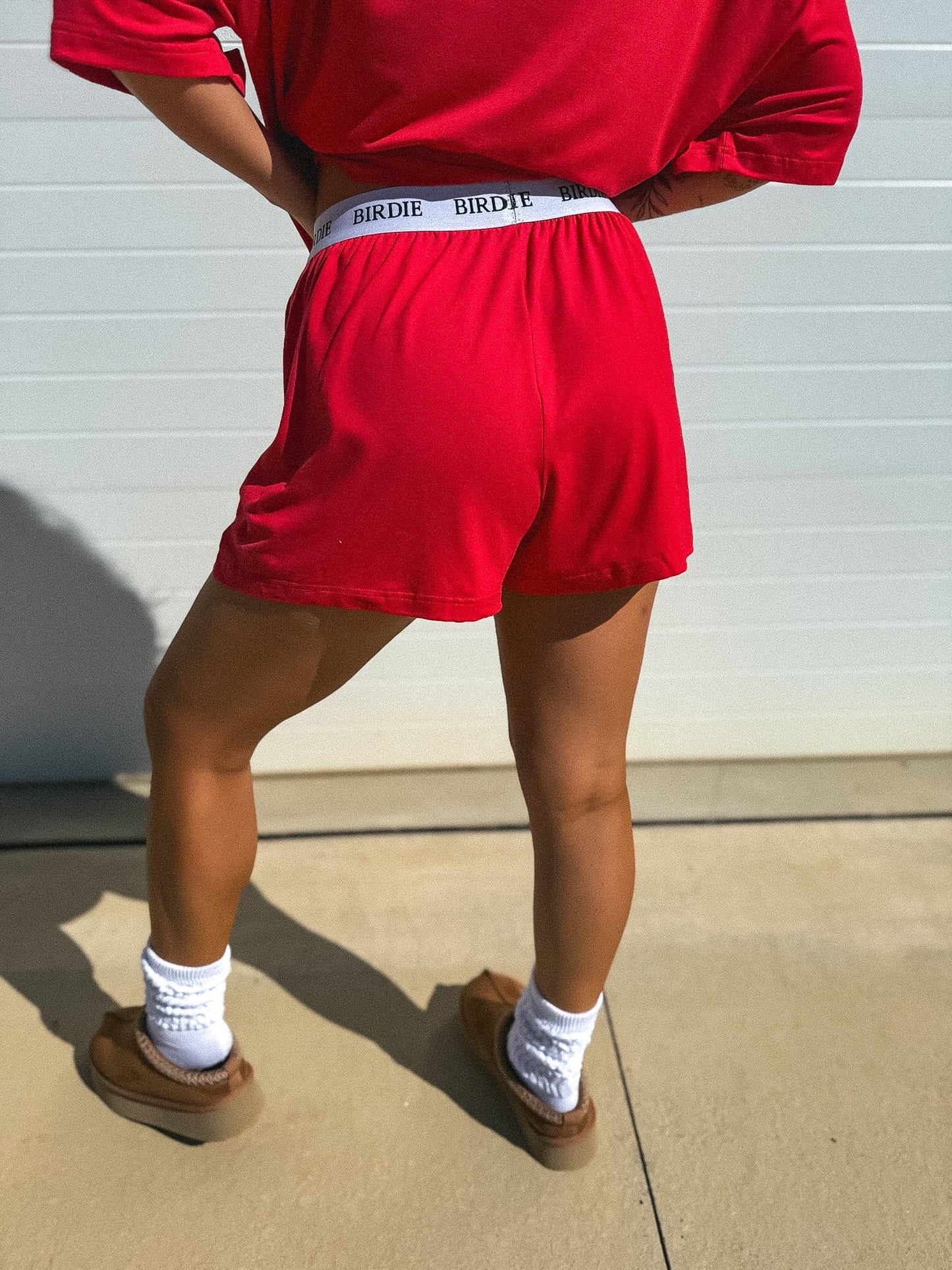 PREORDER Birdie Tee Boxer Short Set in Amour (Sold as Set)