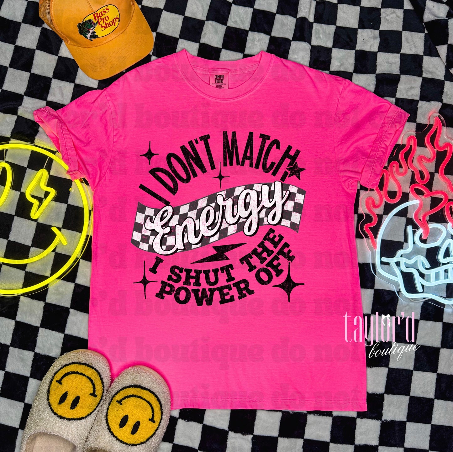 I Don’t Match Energy Tee/ Crew