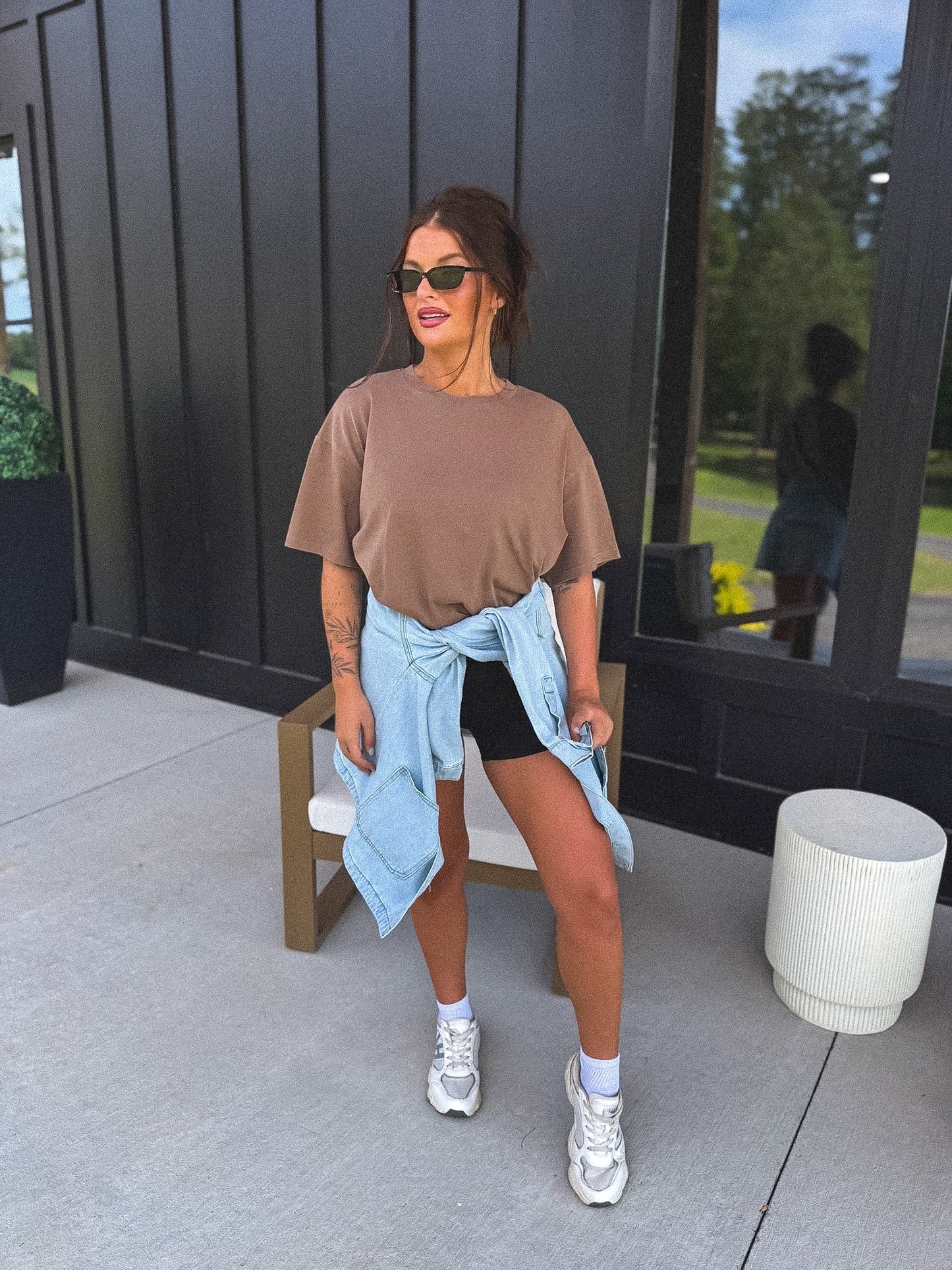 PREORDER Birdie The Always Tee in Cocoa Bean
