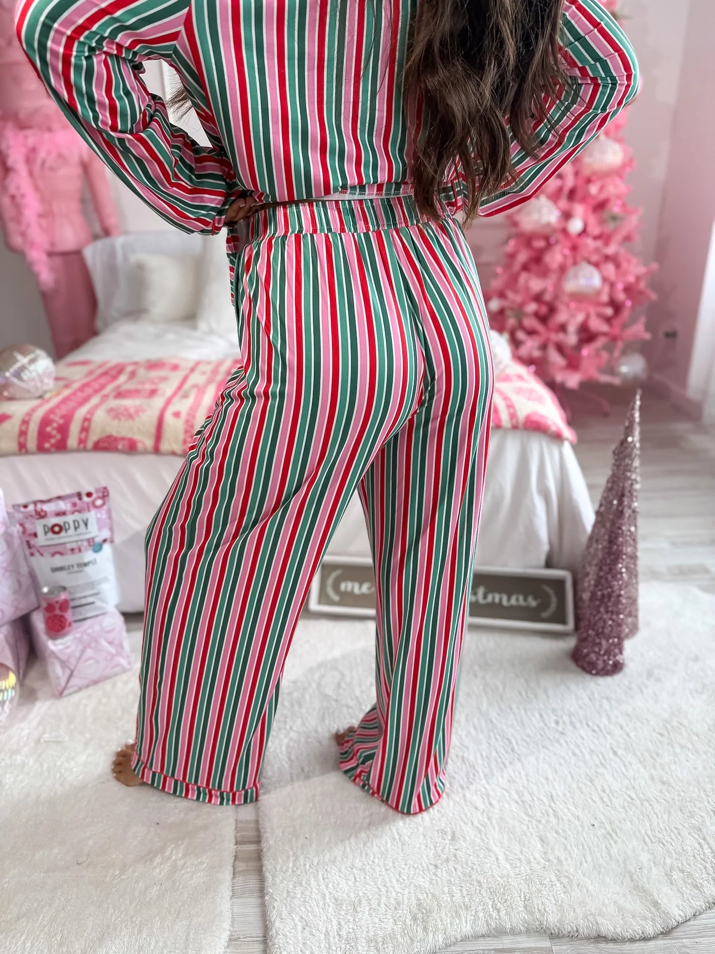 PREORDER Birdie Sleepy Chic PJ Set in Everberry Lane (Sold as Set)