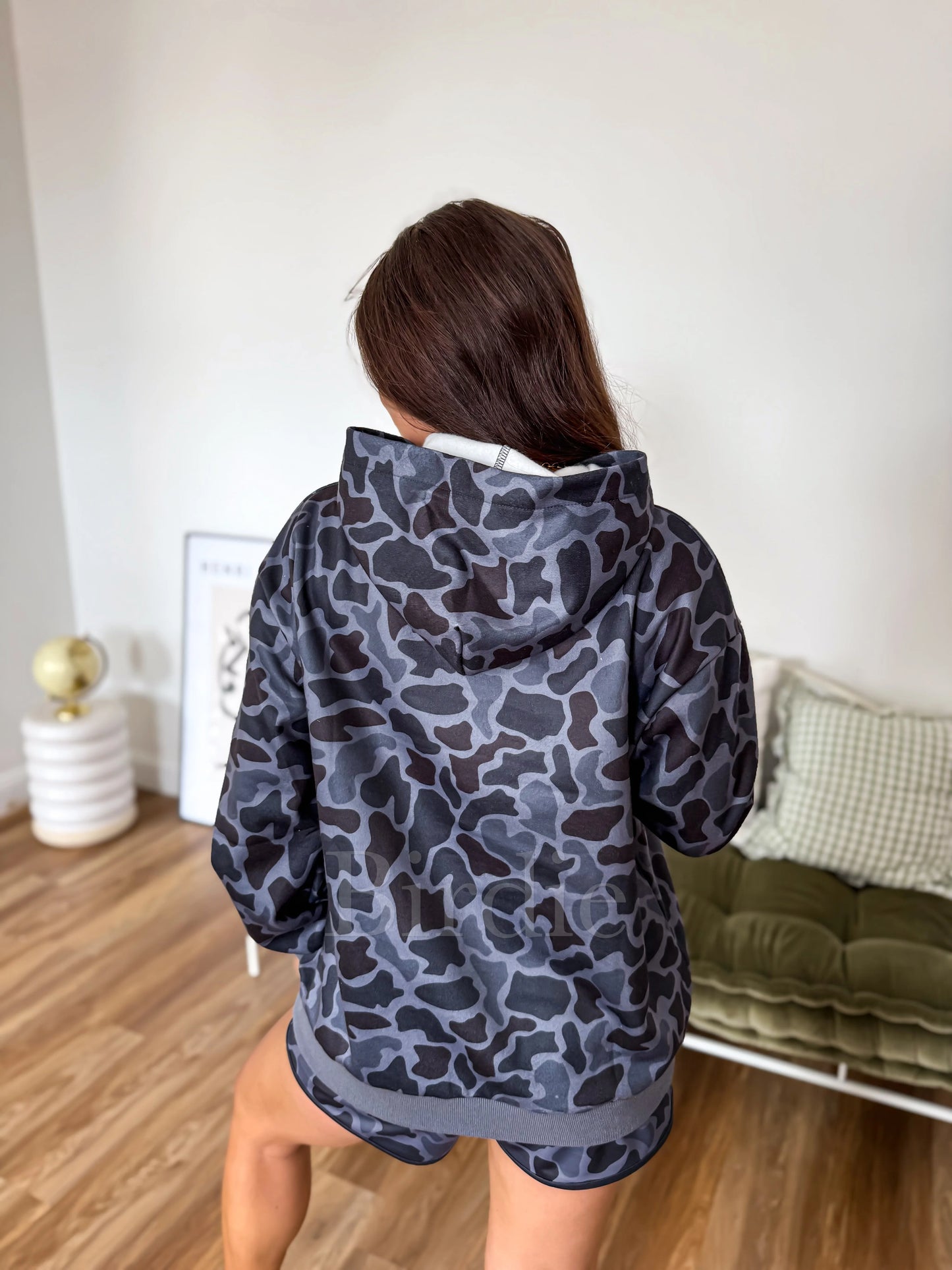 PREORDER Birdie Hoodie in Blackout Duck Camo