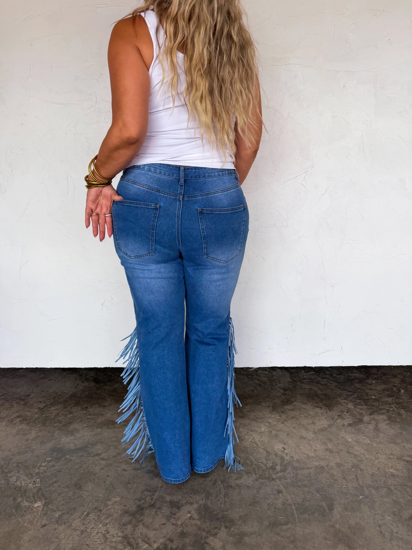 PREORDER On The Fringe Flare Jeans