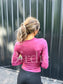PREORDER Birdie AirSkin Long Sleeve Top in Sangria