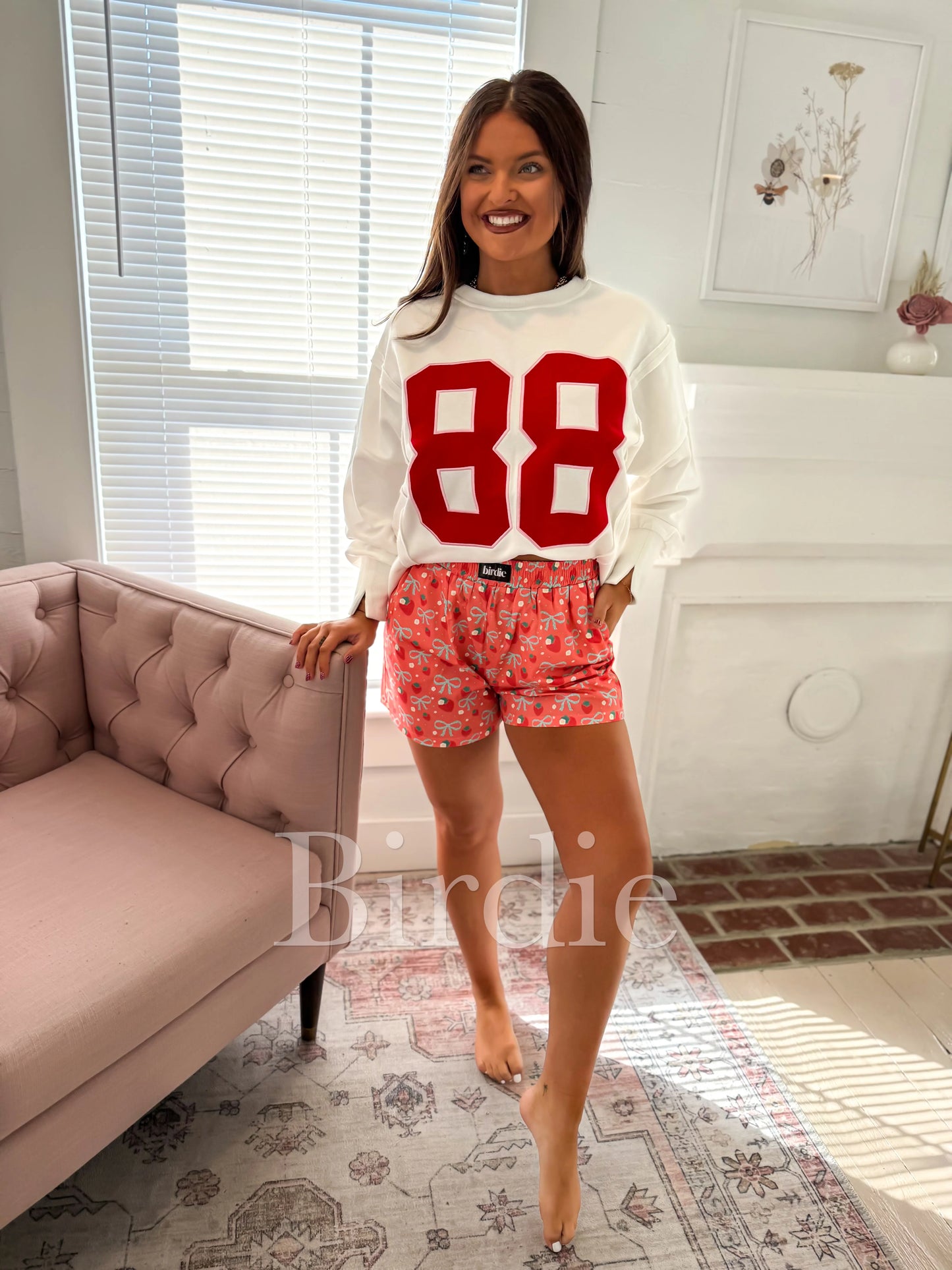 Birdie Berry Bloom Boxer Shorts