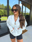 PREORDER Birdie Summer Quarter Zip in Snowdrift Duck Camo