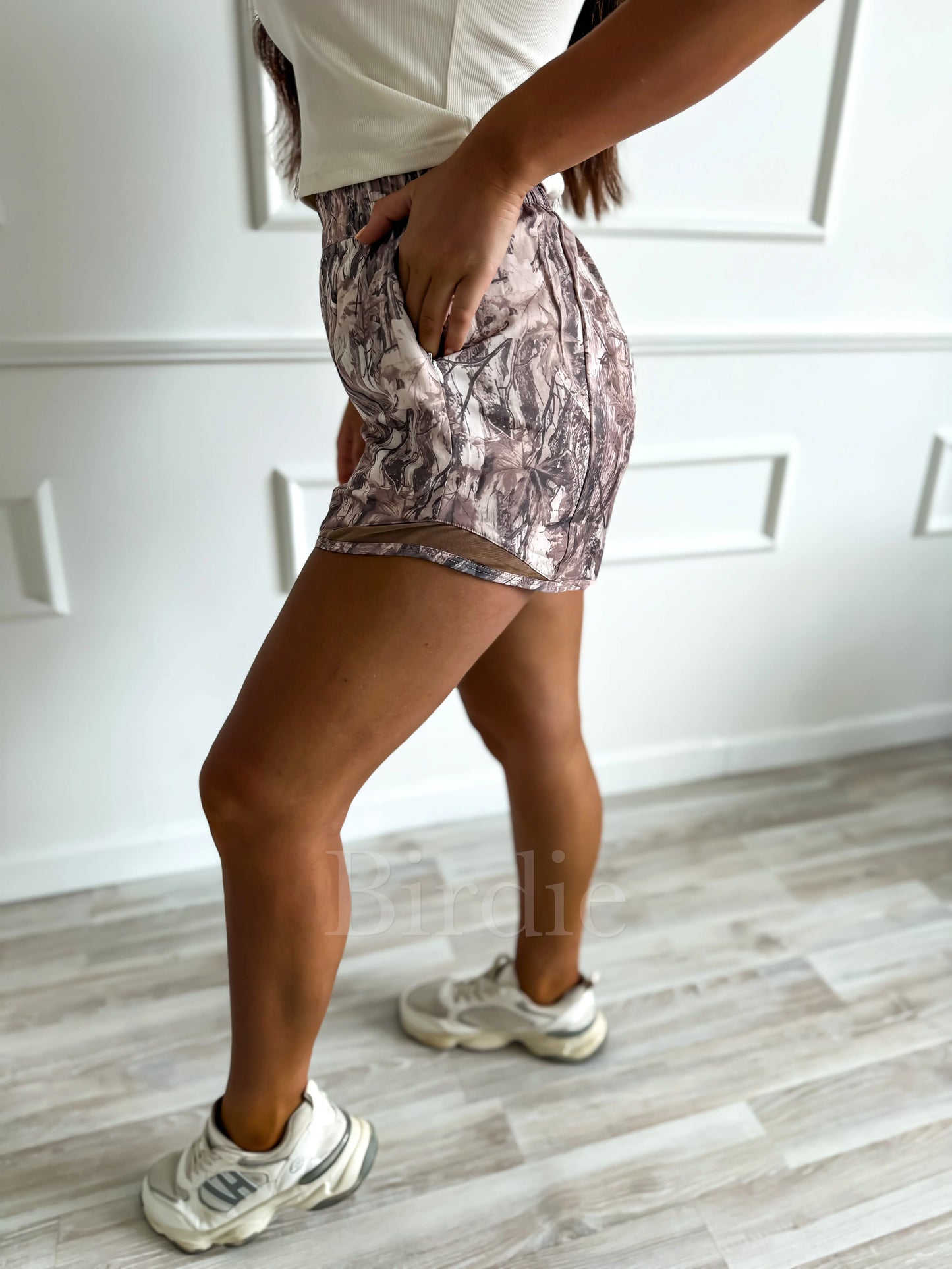 PREORDER Birdie Swift Shorts in Dark Camo