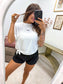PREORDER Birdie Twist & Go Lounge Tee in Whipped Sugar