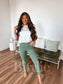 PREORDER Birdie Melt Leggings in Olive