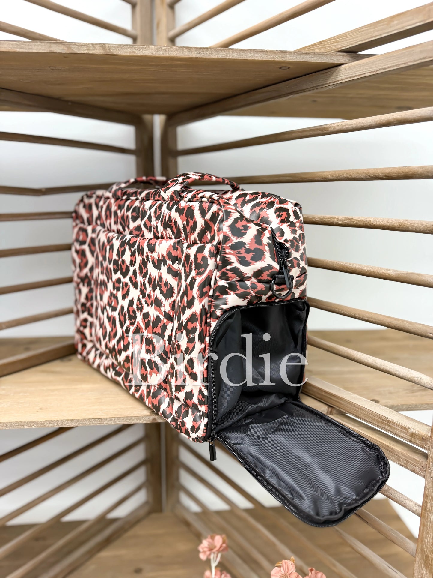 PREORDER Birdie Daily Hustle Duffle in Leopard