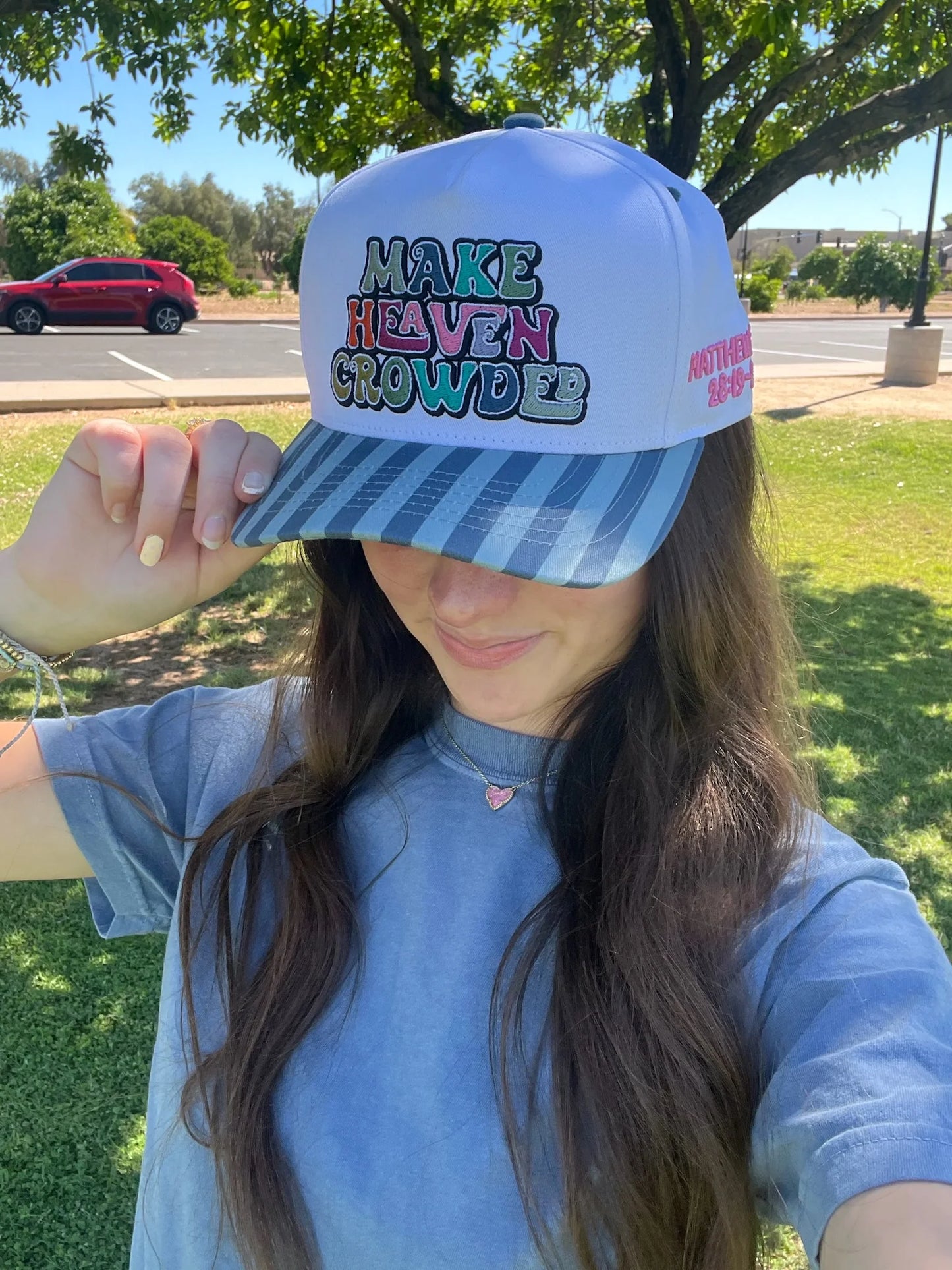 Make Heaven Crowded Trucker Hat