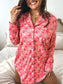 PREORDER Birdie Sleep Dress in Berry Bloom
