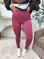 PREORDER Birdie AirSkin Leggings in Sangria *final sale*