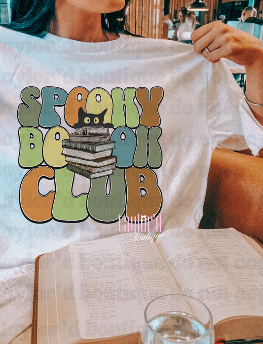 👻📚 Spooky Book Club Tee/ Crew