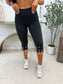PREORDER Birdie Capri Melt Leggings in Black