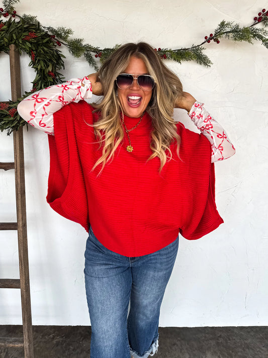 PRE-ORDER Christmas Dress It Up Mesh Tops