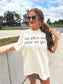 Say Yikes Graphic Tee on Ivory *final sale*