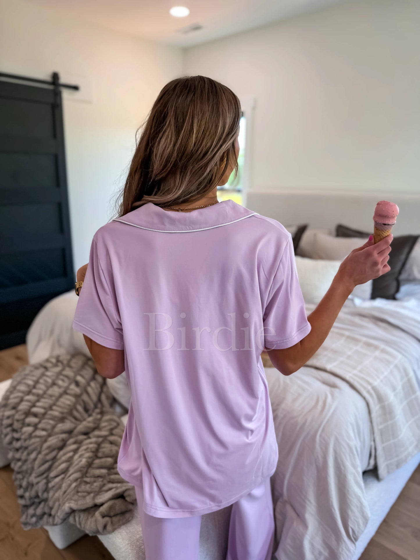 PREORDER Birdie Short Sleeve PJ Set in Sugar Plum Scoop (Sold as Set)