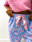 PREORDER Birdie Stretchy Lounge Pants in Bluebell Blush