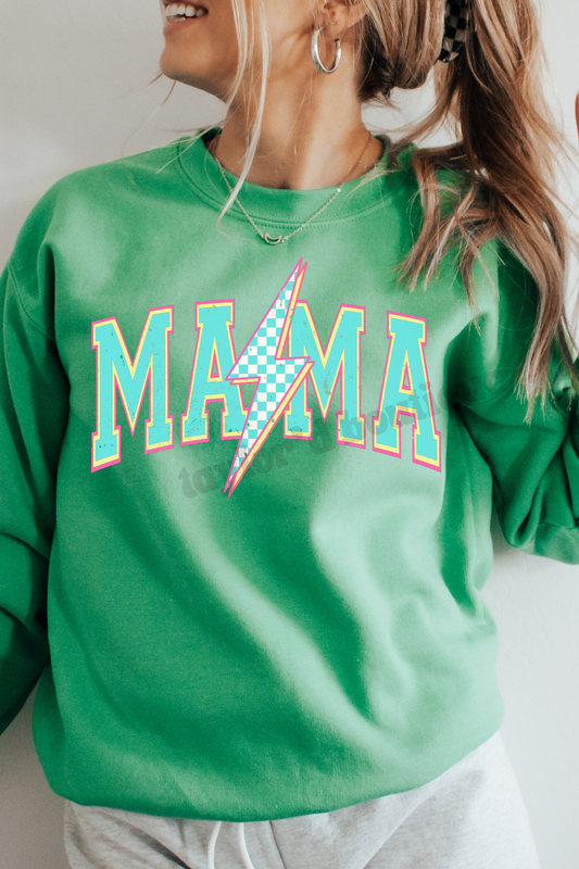 ⚡💚 Mama Lightning Crew/Tee