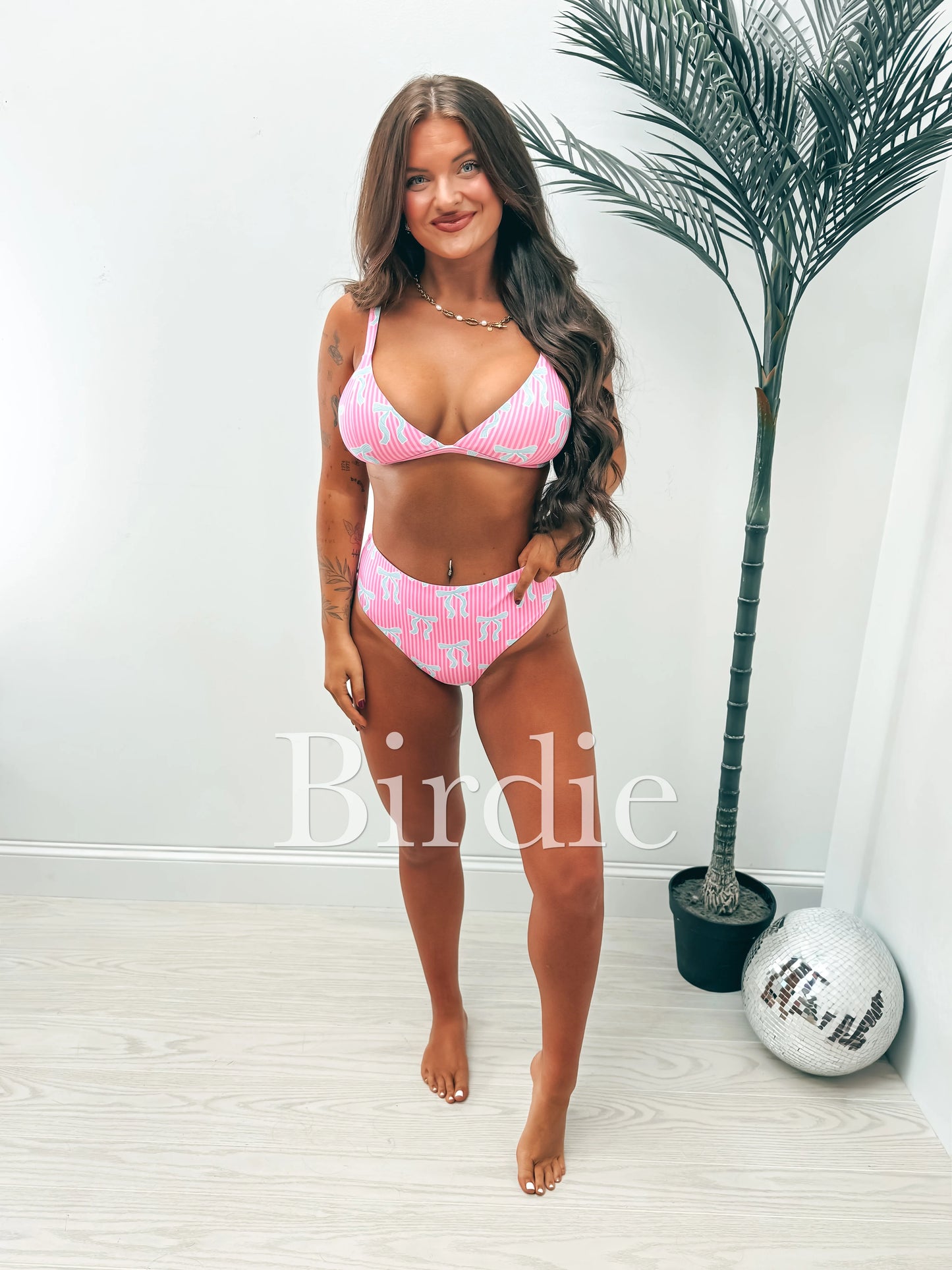 Birdie Southern Charm Bow Two Piece Swimsuit (Sold as Set)