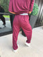PREORDER Birdie Tee & Boxer Pant Set in Wild Mulberry (Sold as Set)