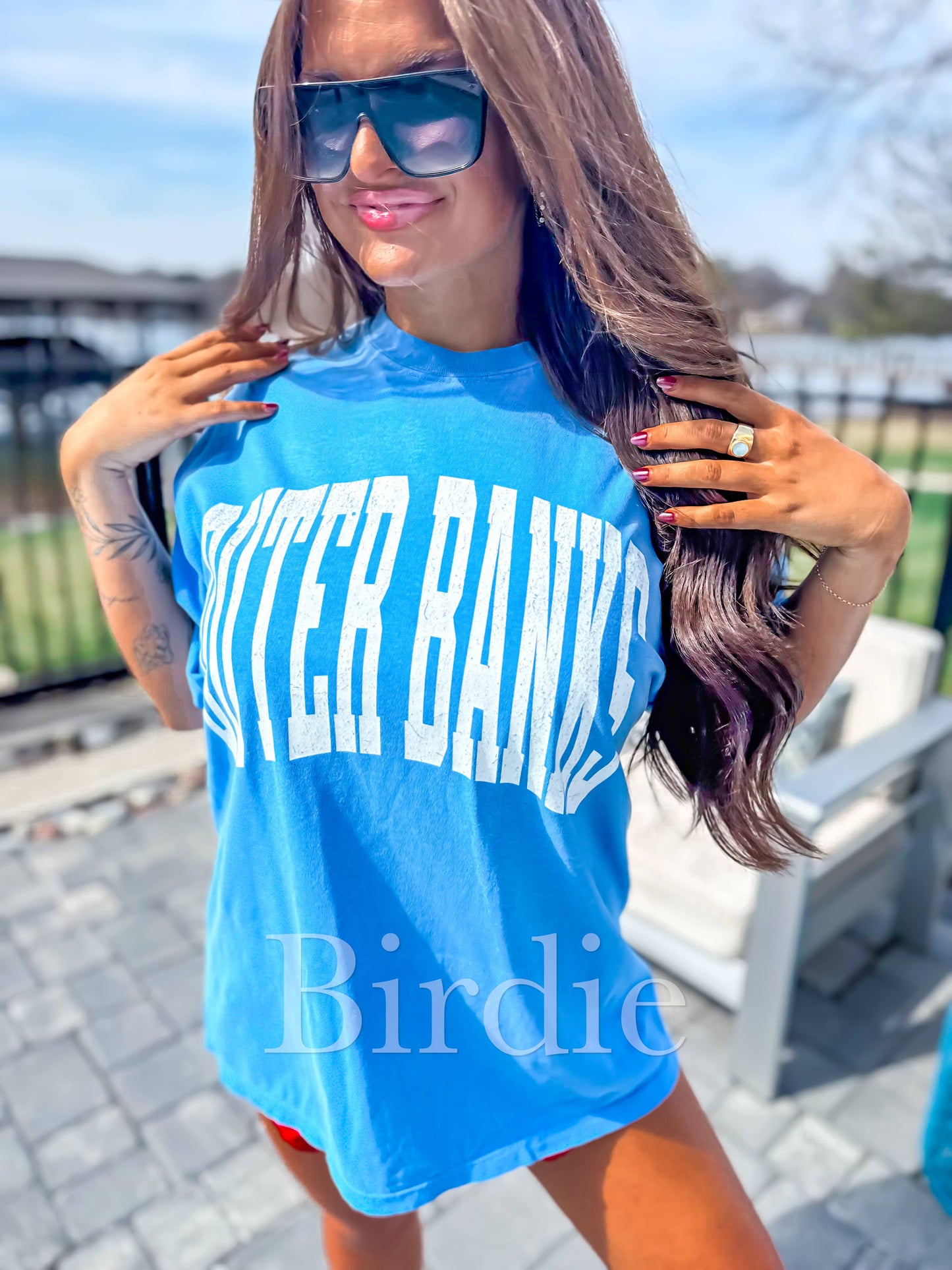 Outer Banks Graphic Tee on Royal Caribe