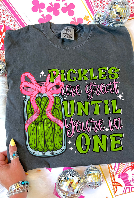 🥒🎀 Pickles Are Great Tee/ Crew
