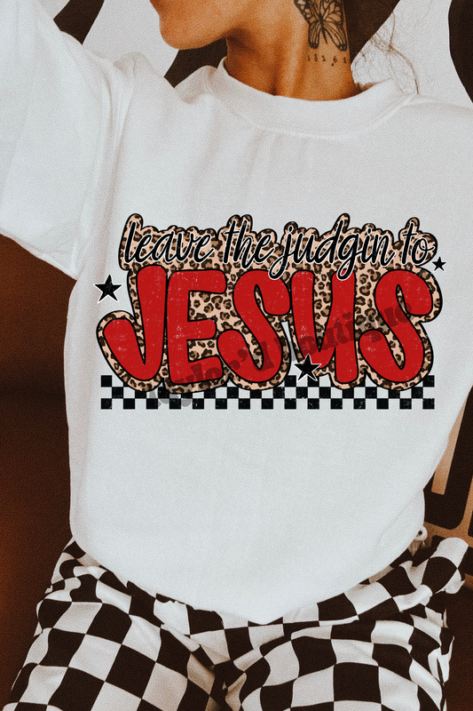 ⛪️🐆 Judgin’ to Jesus Crew/Tee