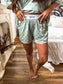 PREORDER Birdie Tee Boxer Set in Pistachio Dot (Sold as Set)