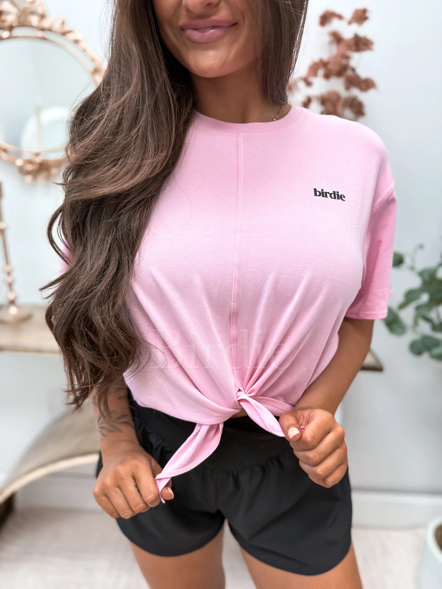 PREORDER Birdie Breeze Tee in Bubblegum