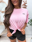 PREORDER Birdie Breeze Tee in Bubblegum