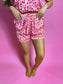 PREORDER Birdie Satin Nights Set in Wild At Heart (Sold as Set)