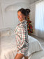 PREORDER Birdie Long Sleeve Sleep Dress in Plaid Tidings