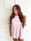PREORDER Birdie Relaxed Boyfriend Tee in Petal Dust