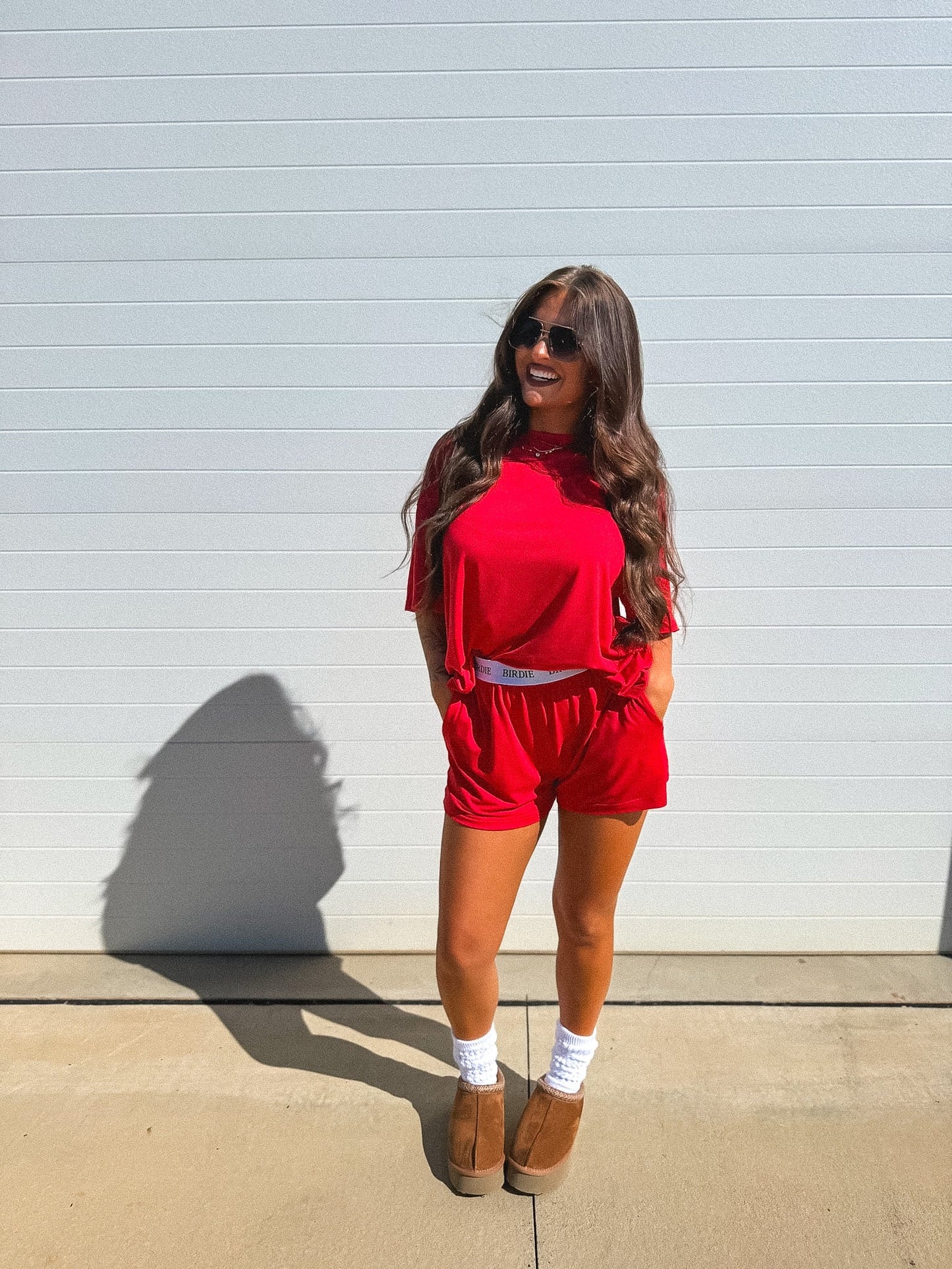 PREORDER Birdie Tee Boxer Short Set in Amour (Sold as Set)