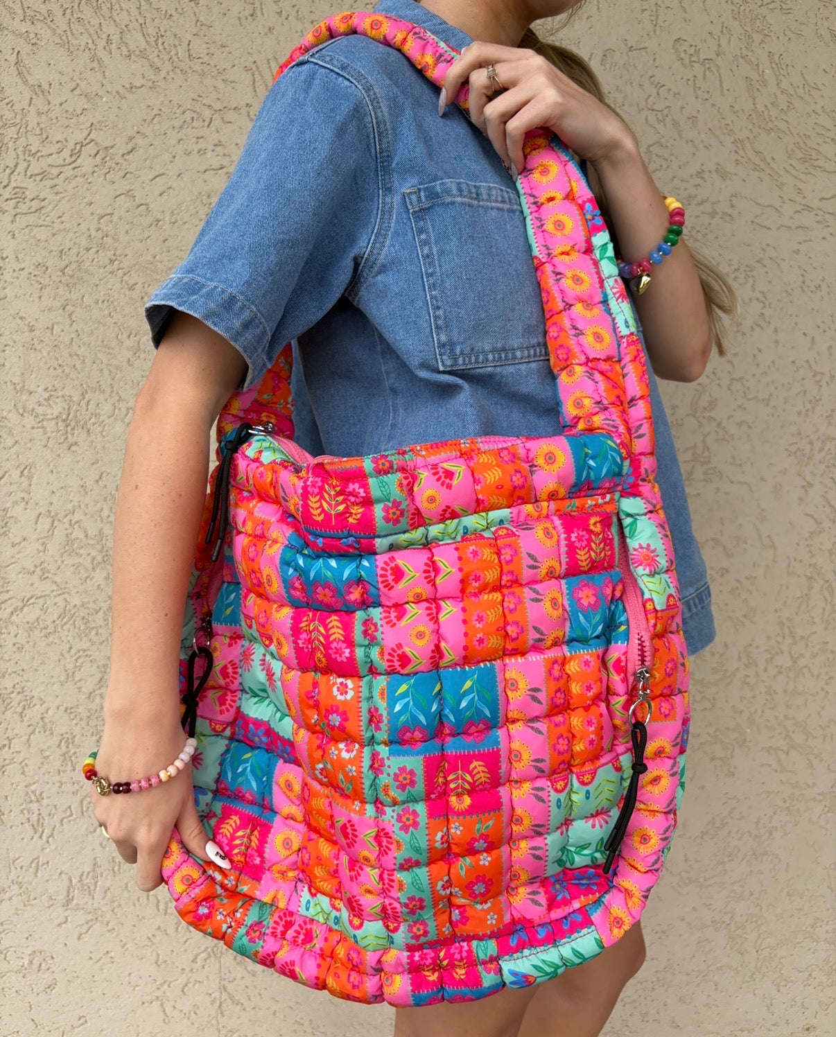 Market Day Puffer Bag