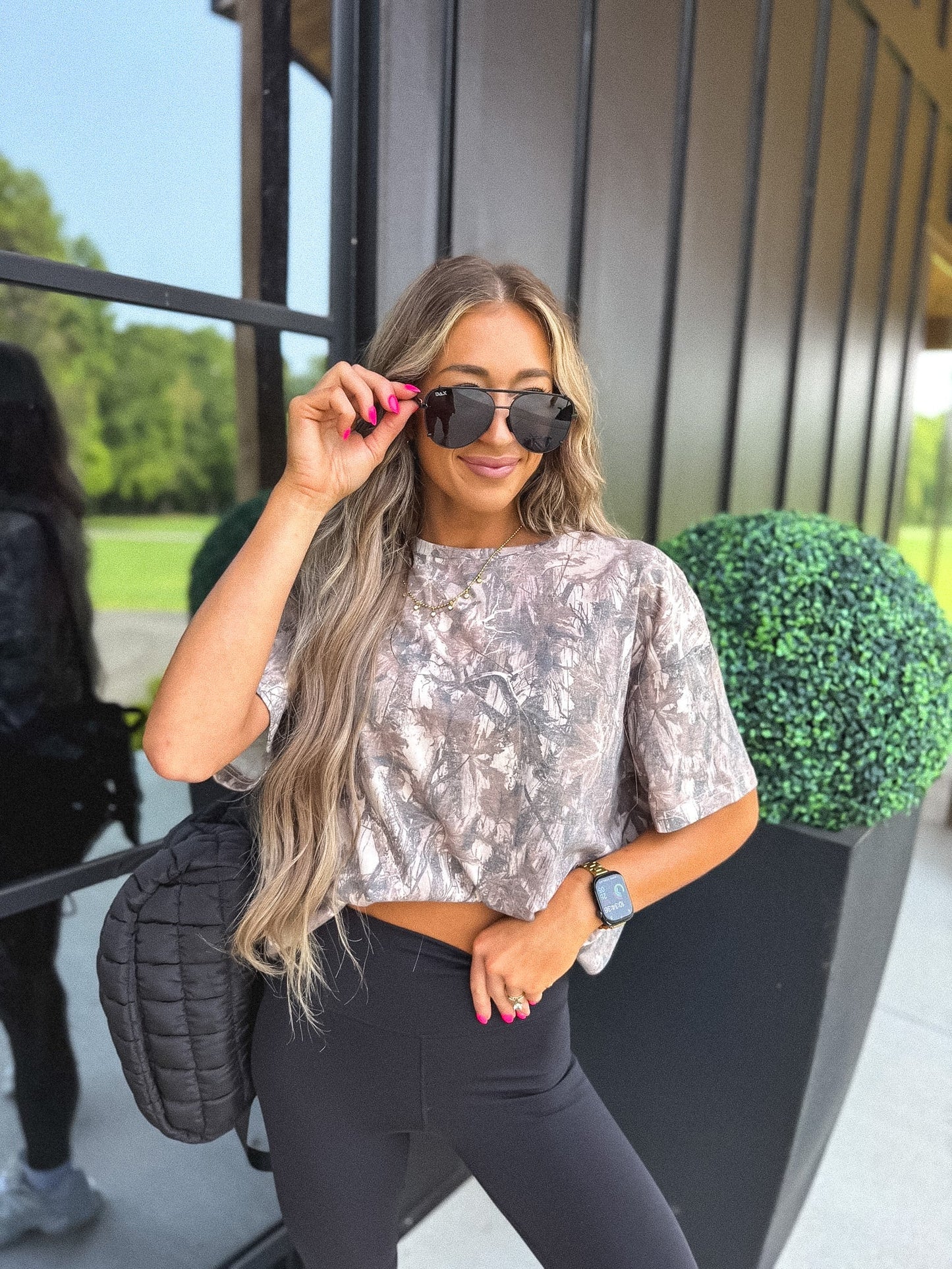 Dark Camo Birdie Oversized Tee