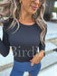 PREORDER Birdie AirSkin Long Sleeve Top in Black