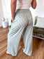 PREORDER Birdie Stretchy Lounge Pants 2.0 in Pistachio Dot