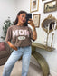 Mom Mode Graphic Tee on Espresso *final sale*